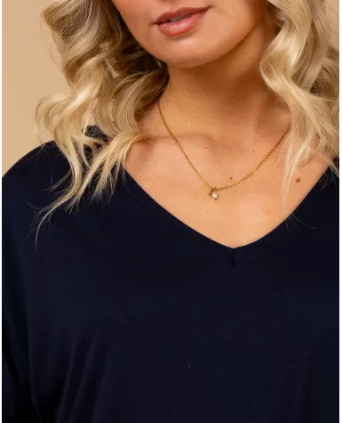 T-shirt oversize viscose