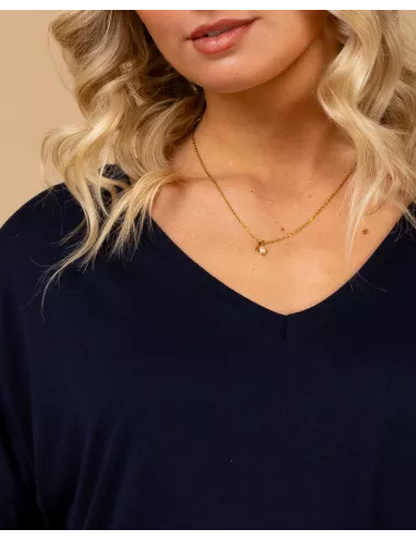 T-shirt oversize viscose