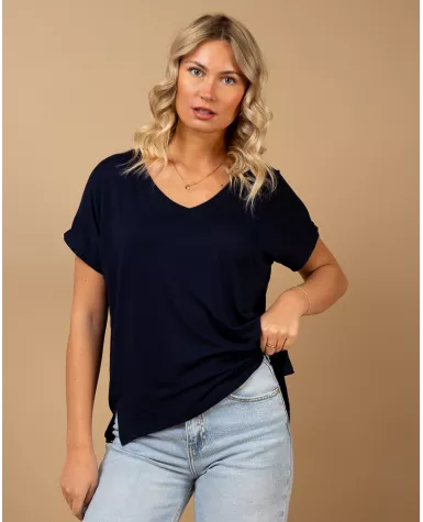 T-shirt oversize viscose