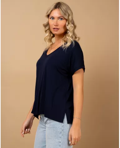 T-shirt oversize viscose