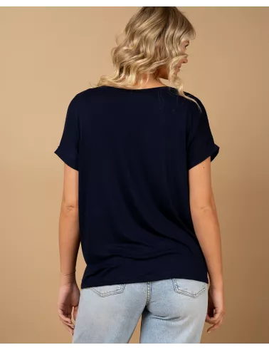 T-shirt oversize viscose