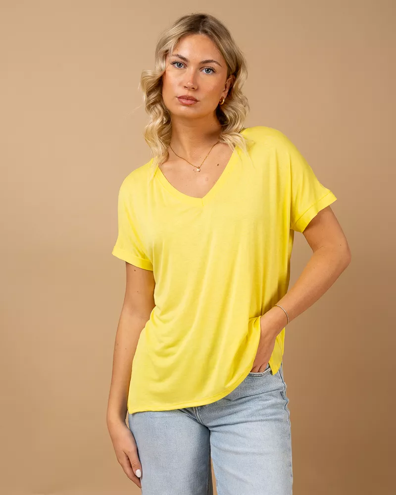 T-shirt oversize viscose