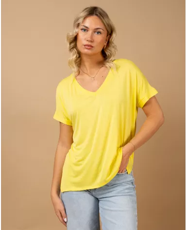 T-shirt oversize viscose