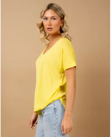 T-shirt oversize viscose