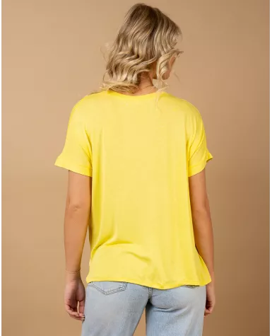 T-shirt oversize viscose