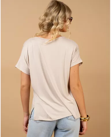 T-shirt oversize viscose