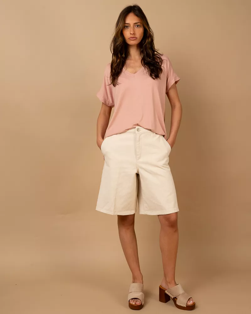 T-shirt oversize viscose