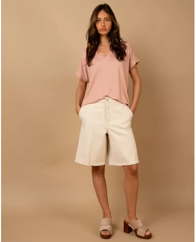 T-shirt oversize viscose