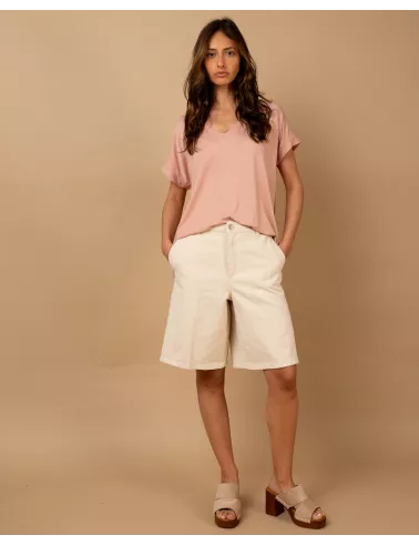 T-shirt oversize viscose