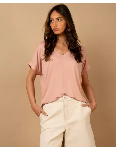 T-shirt oversize viscose