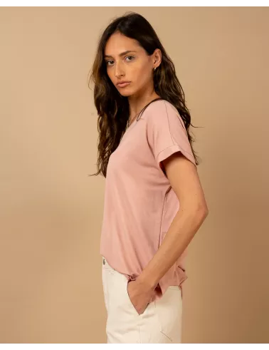 T-shirt oversize viscose