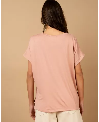 T-shirt oversize viscose