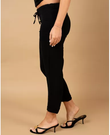 Pantalon revers fluide