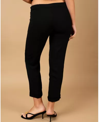 Pantalon revers fluide