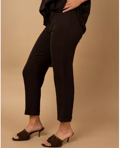 Pantalon revers fluide