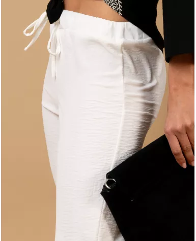 Pantalon revers fluide