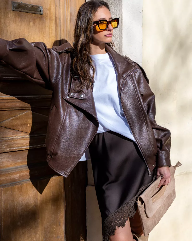 Jupe asymétrique dentelle