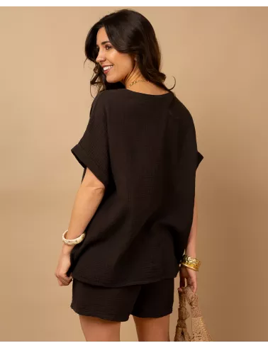 Oversize gaze de coton