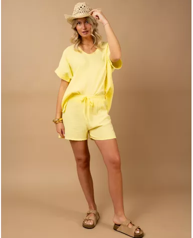 Oversize gaze de coton