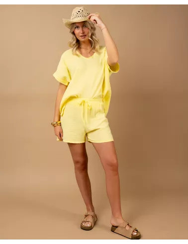 Oversize gaze de coton