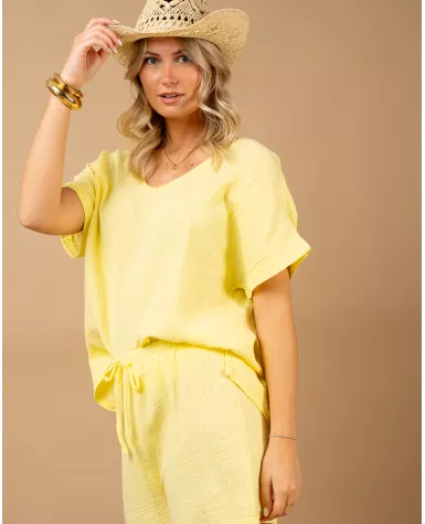 Oversize gaze de coton