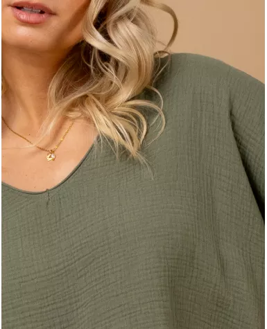 Oversize gaze de coton