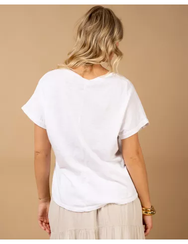 T-Shirt Soleil brodé