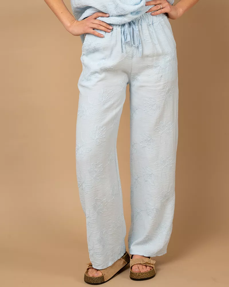 Pantalon broderie