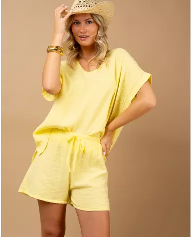 Short gaze de coton Short gaze de coton