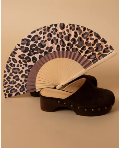 Eventail léopard