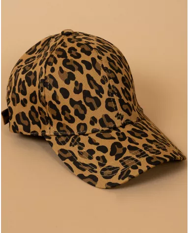 Casquette léopard