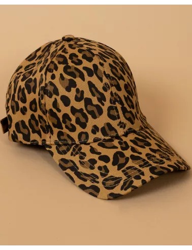 Casquette léopard