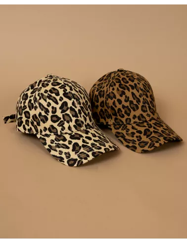 Casquette léopard