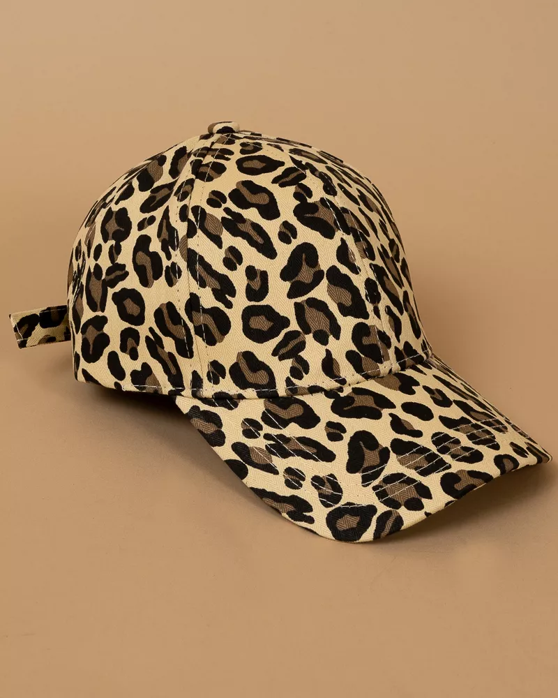 Casquette léopard