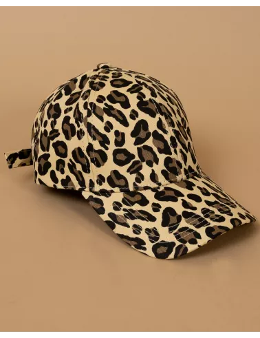 Casquette léopard