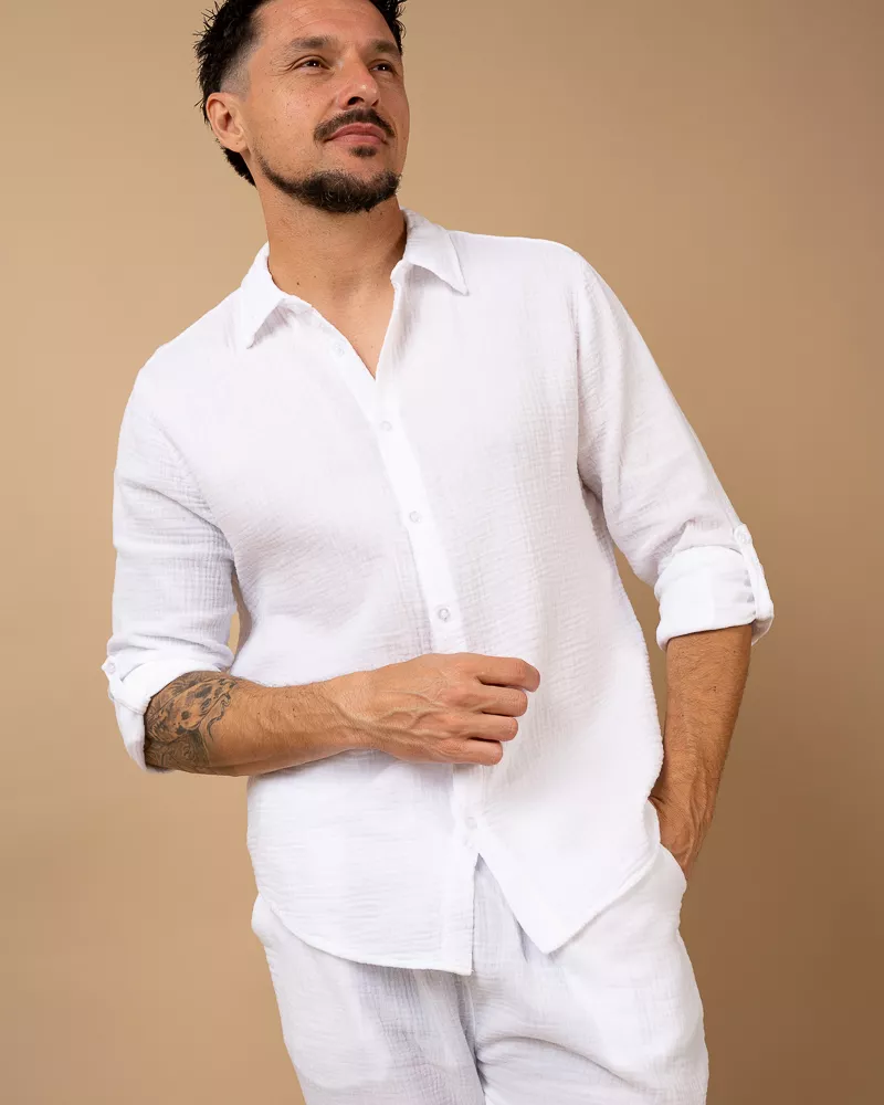 Chemise gaze de coton