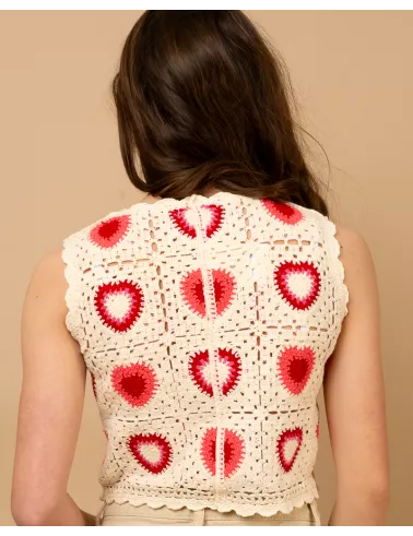 Gilet macramé