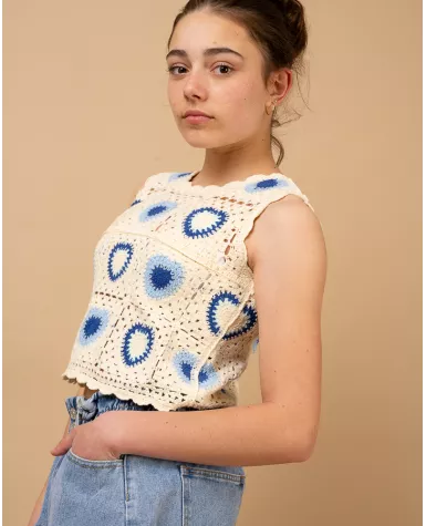 Top macramé