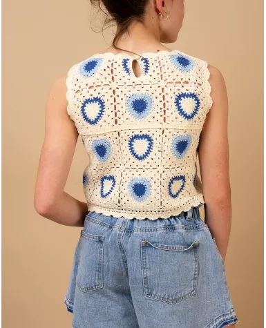 Top macramé