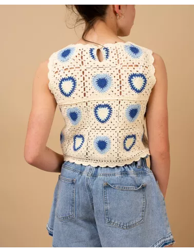 Top macramé