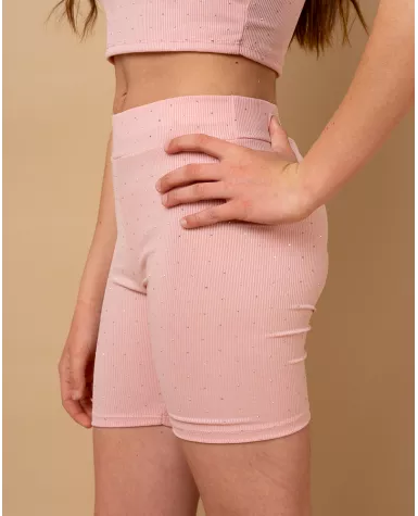 Legging short strass