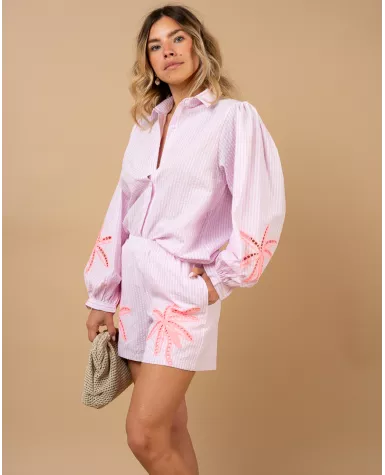Chemise palmiers