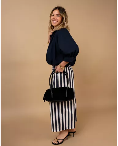 Pantalon rayures marine