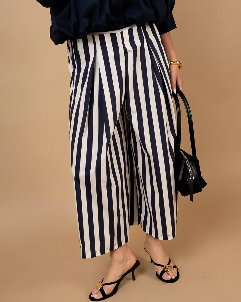 Pantalon rayures marine