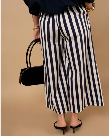 Pantalon rayures marine