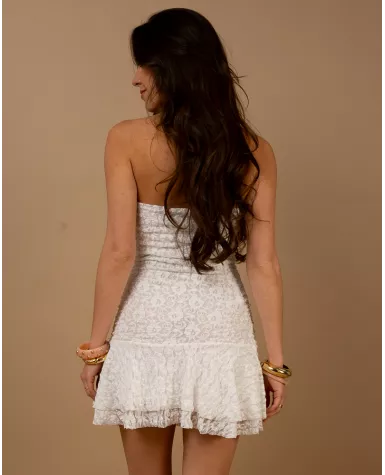 Robe bustier dentelle