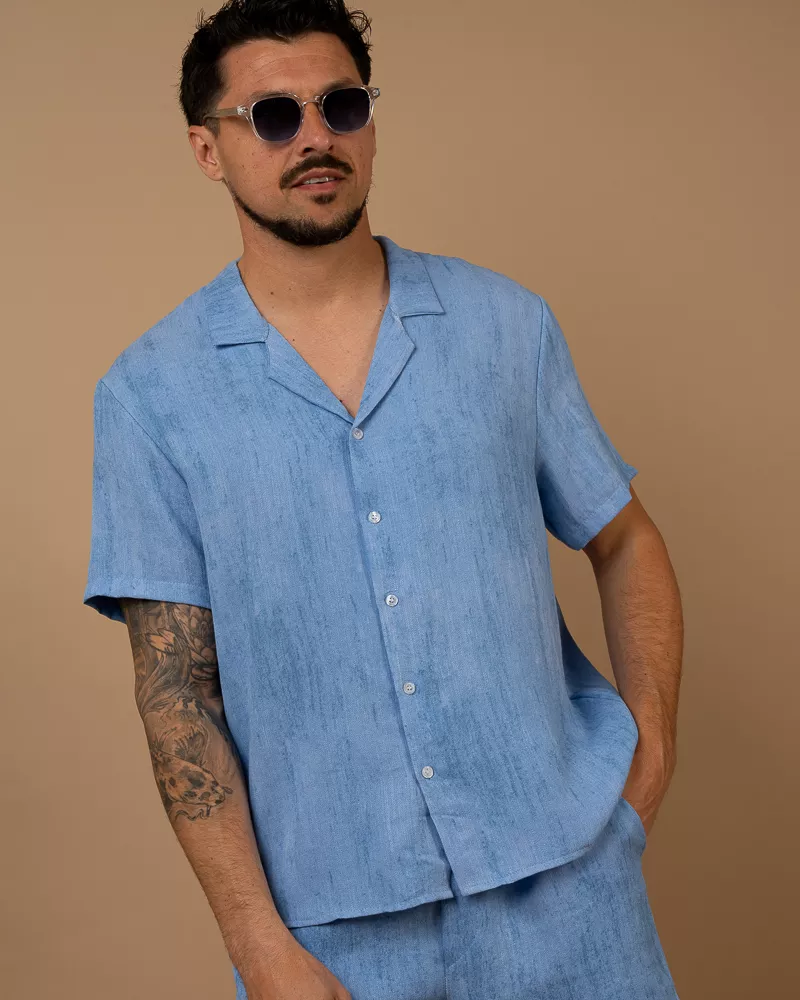 Chemise bleue