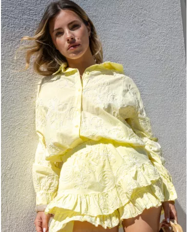 Chemise brodée