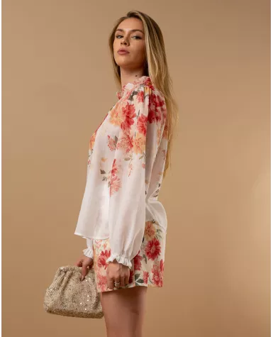 Chemise fleurs