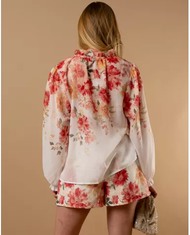 Chemise fleurs